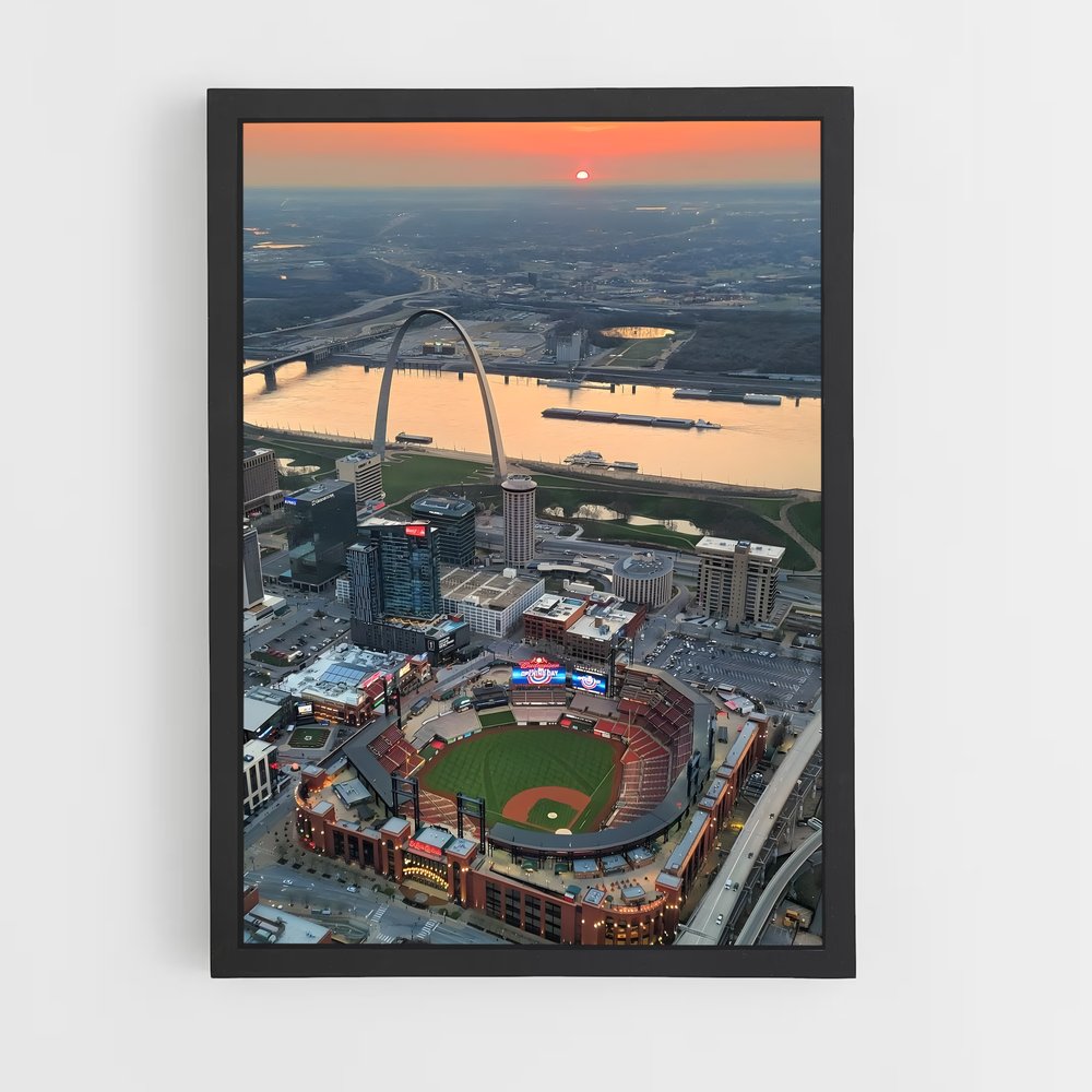 Poster Cardinals en Émotion – affiche Baseball (vue 2)